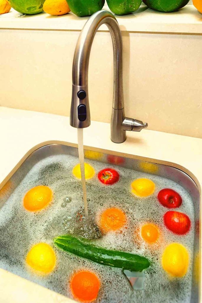 Do not use any kind of detergent or soap - How to Wash Fruits and Vegetables