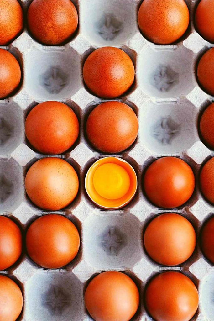 On the egg carton, there's a number that matters