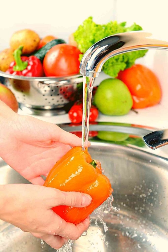 Thoroughly rinse your fruit under running water