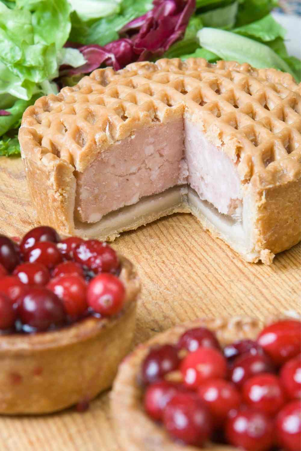 Lattice Cranberry Pie