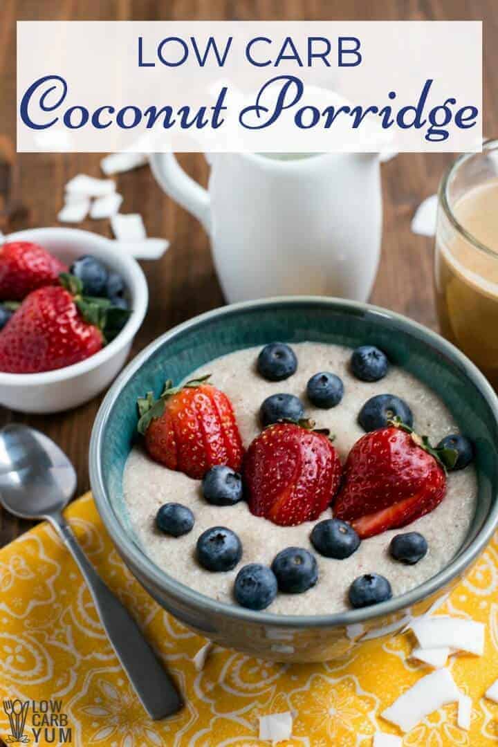 Coconut Low Carb Coconut Keto Porridge