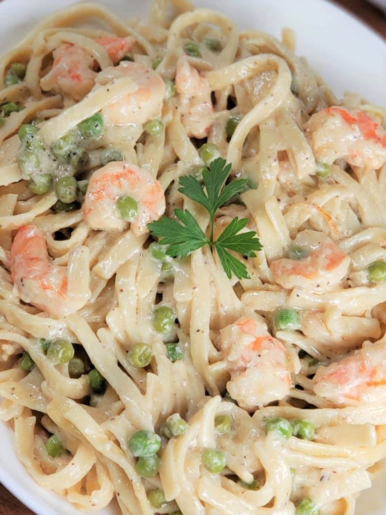 Instant Pot Dijon Shrimp Linguine by This Old Gal