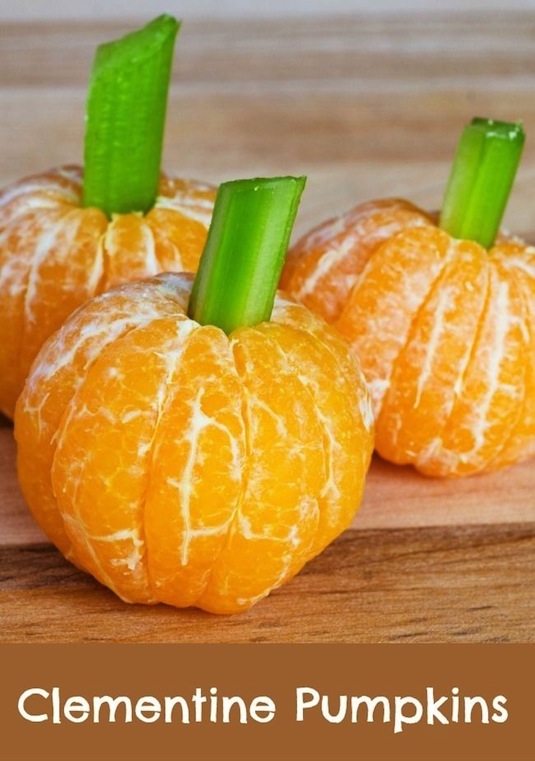 CLEMENTINE PUMPKINS HEALTHY HALLOWEEN TREAT