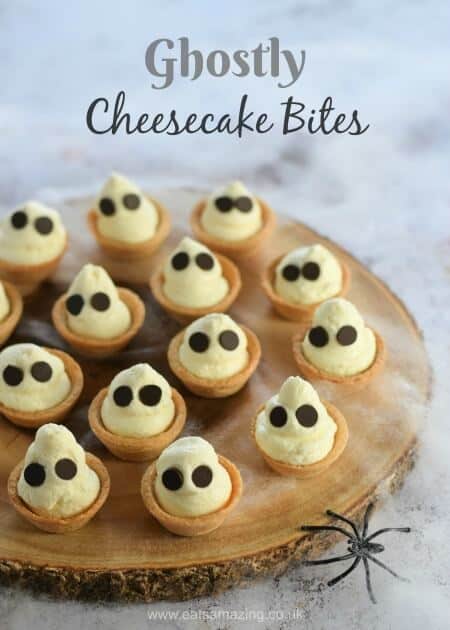 Ghostly Mini Cheesecake