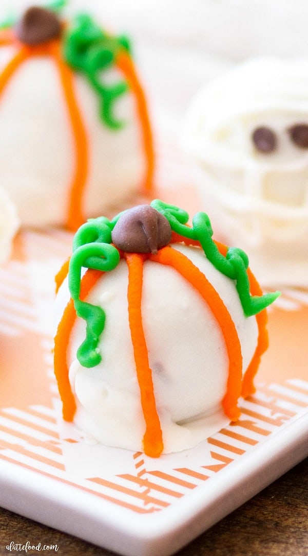 Halloween Cookie Truffles