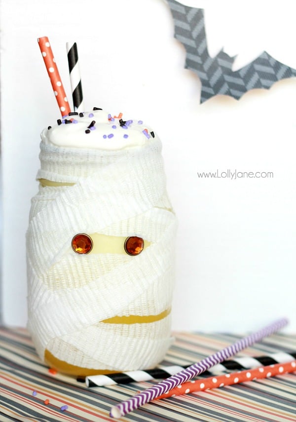 Halloween Mummy Soda Float