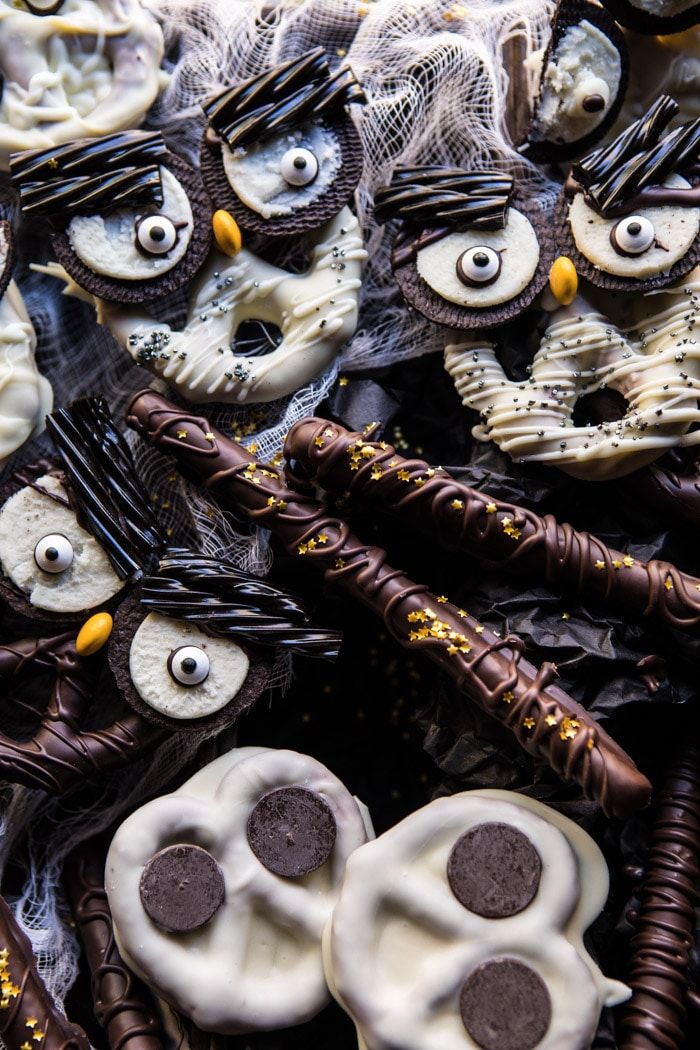 Spooky Halloween Pretzels