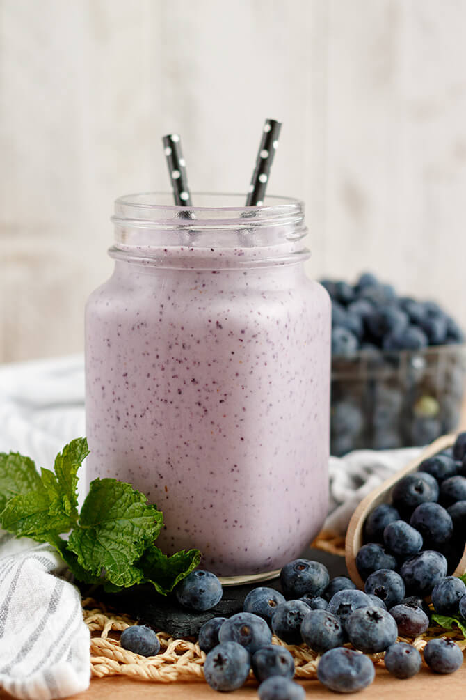 Blueberry Protein Shake