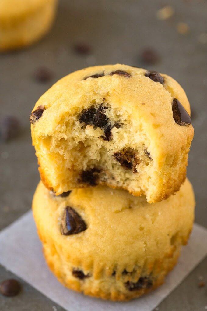 Chocolate Chip Protein Muffins