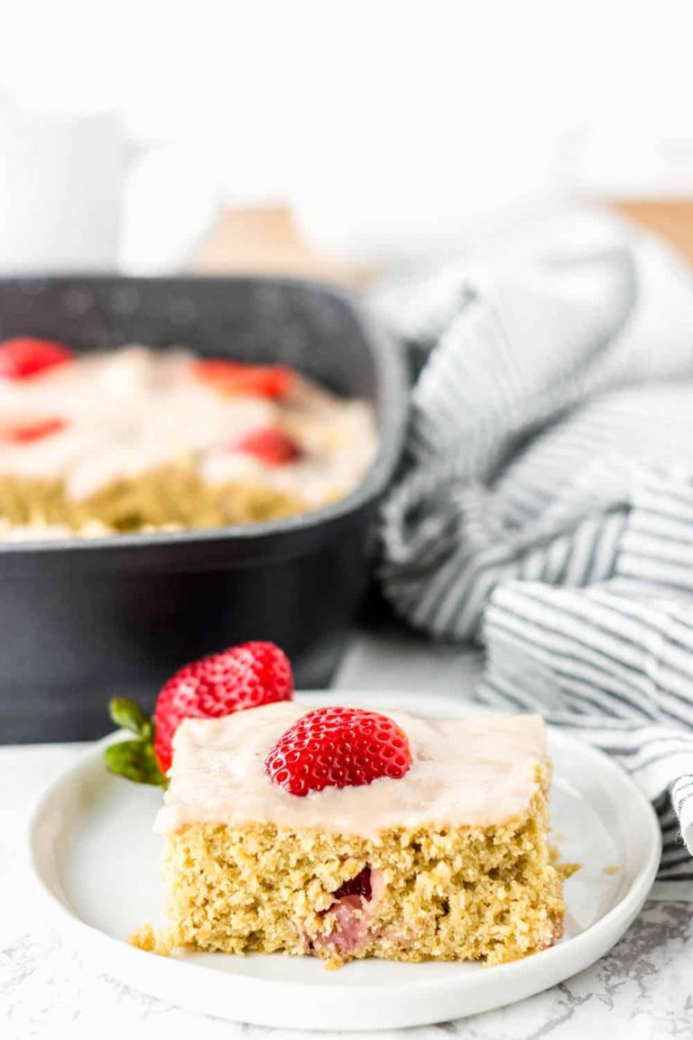 Strawberry Breakfast Cake (gf)