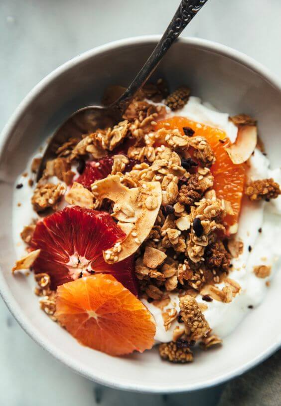 Tahini Granola with Orange